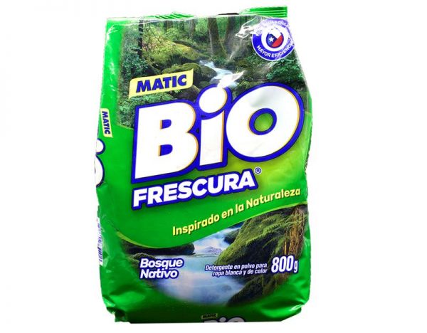 Detergente Polvo Bio Fresc 800g Bosque Nativo