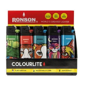 Encendedor Ronson Colourlite Petruzzi