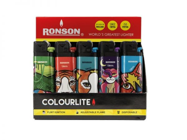 Encendedor Ronson Colourlite Petruzzi