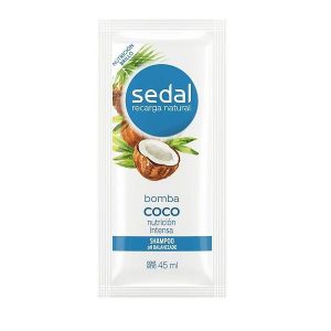 Shampoo Sachet Sedal Bomba Coco 45 Ml