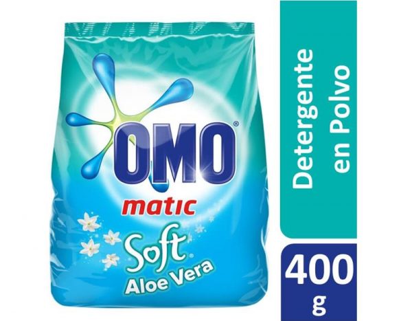 Detergente Polvo Omo Soft 400g