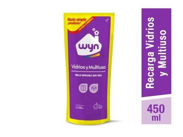 Limpia Vidrios Wyn 450ml D/p