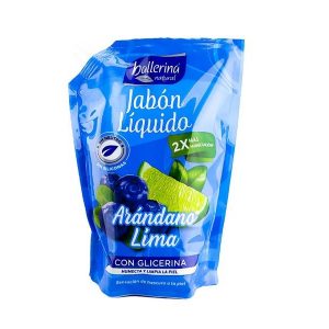 Jabon Liquido Ballerina Natural Arandano Lima 900