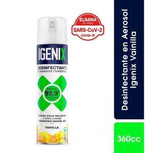 Desinf. Aerosol Igenix Vainilla 360cc