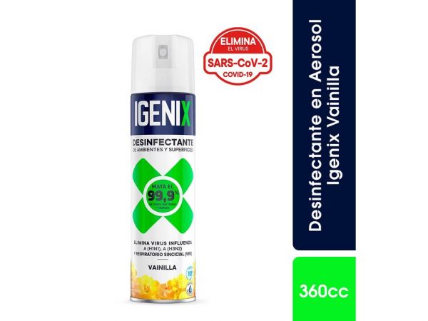 Desinf. Aerosol Igenix Vainilla 360cc