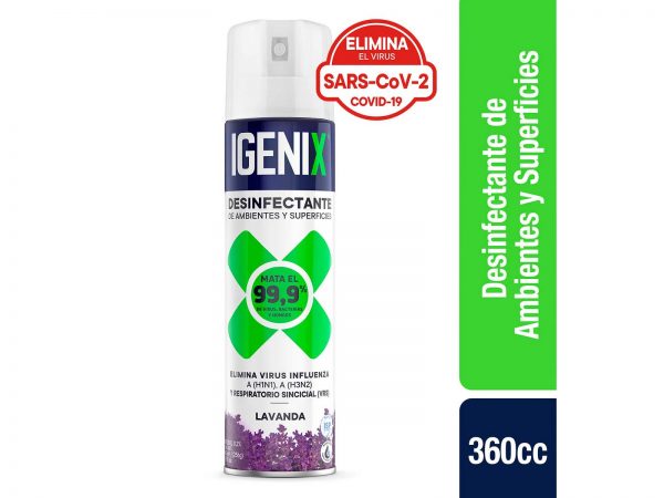 Desinf. Aerosol Igenix Lavanda 360cc