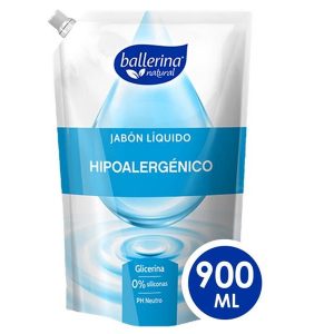 Jabon Liquido Ballerina Hipoalergenico 900 Ml