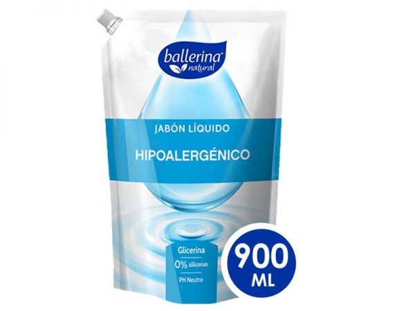 Jabon Liquido Ballerina Hipoalergenico 900 Ml