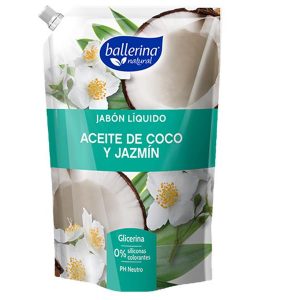 Jabon Liquido Ballerina Coco Jazmin 900 Ml